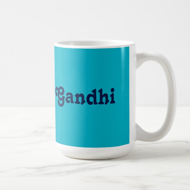 Taza De Café Mug Gandhi (Derecha)