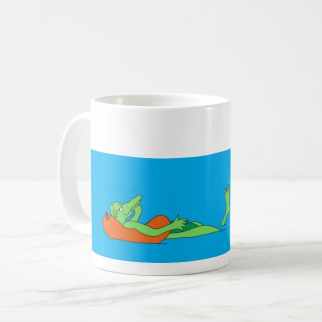 Taza De Café Mug Gator Innertube (Anverso izquierdo)