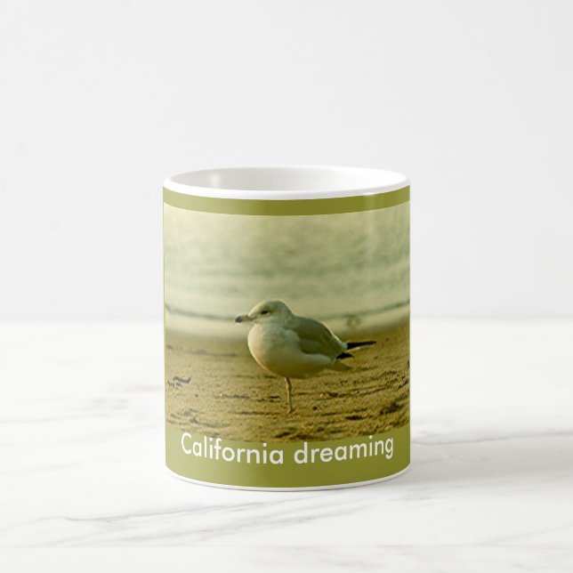 Taza De Café Mug - gaviota - California soñando (Centro)