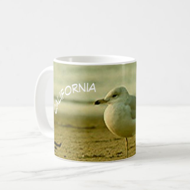 Taza De Café Mug - Gaviota de California (Anverso izquierdo)