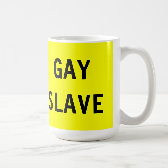 Taza De Café Mug Gay Slave (Derecha)