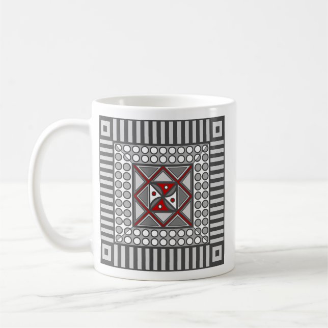 Taza De Café Mug Geométrica Alternativa (Izquierda)