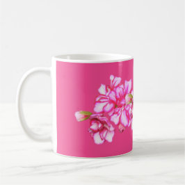 Taza De Café Mug - Geranios rosados desnudos