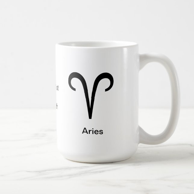 Taza De Café Mug - Glifo de Aries (Derecha)