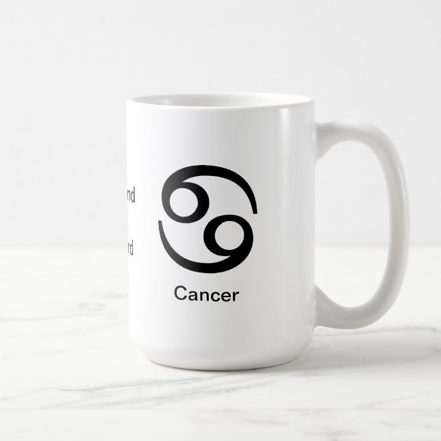 Taza De Café Mug - Glifo de cáncer (Derecha)