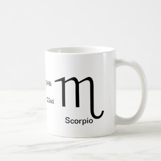 Taza De Café Mug - Glifo Escorpio