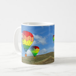 Taza De Café Mug - Globos sobre la colina