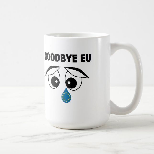 Taza De Café Mug Goodbye EU (Derecha)