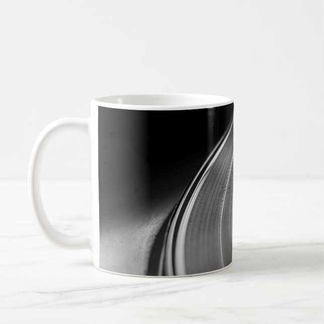 Taza De Café Mug: Grabación de vinilo y estable (Izquierda)