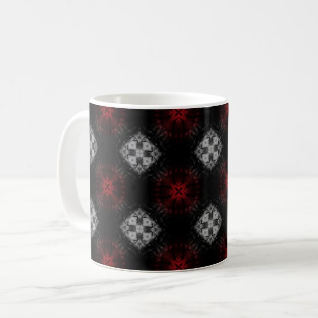 Taza De Café Mug gris negro (Anverso izquierdo)