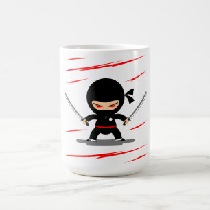 Taza De Café Mug guerrero de Ninja oriental