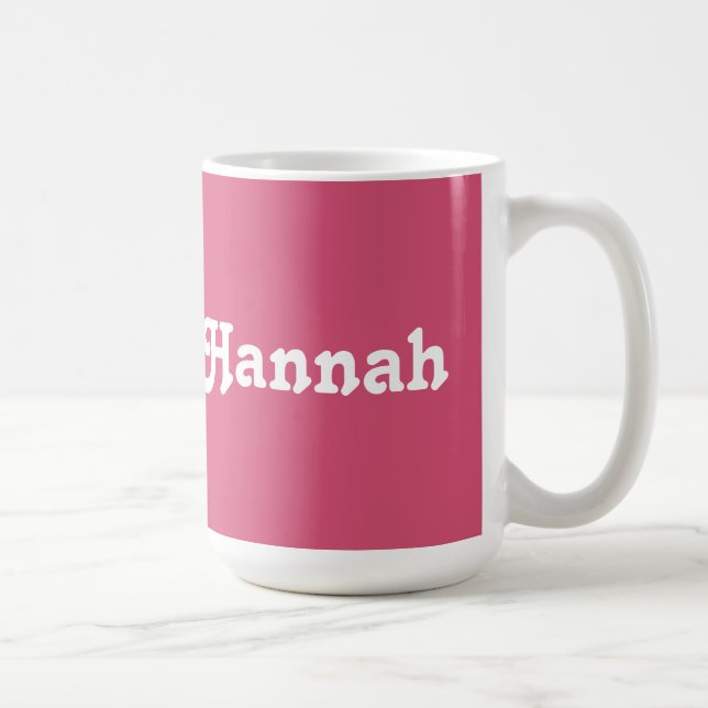 Taza De Café Mug Hannah (Derecha)