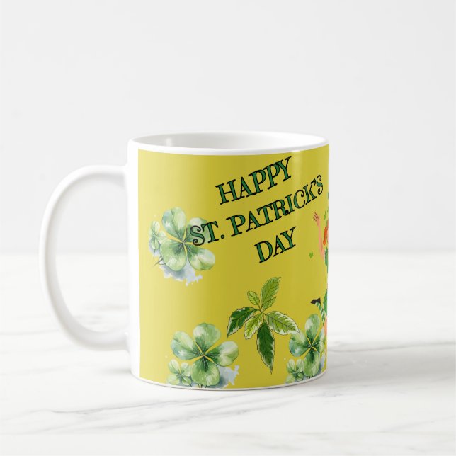 Taza De Café Mug HAPPY ST.Patrick DAY (Izquierda)