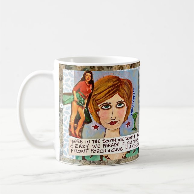 TAZA DE CAFÉ MUG-HERE EN EL SUR NO OCULTAMOS LOCO (Izquierda)