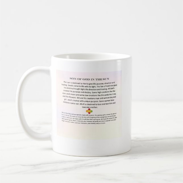 Taza De Café Mug "Hijo de Dios al sol (Izquierda)