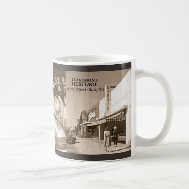Taza De Café Mug - Históricas empresas de Claremont Village (Derecha)