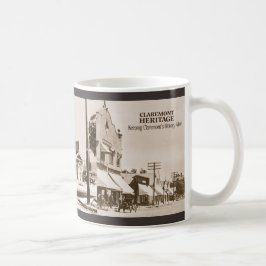 Taza De Café Mug - Históricos Sitios Claremont Alrededor De La 
