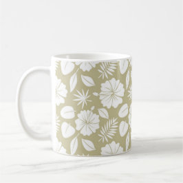 Taza De Café Mug - Hojas tropicales1