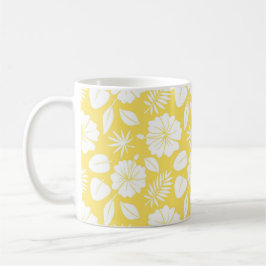 Taza De Café Mug - Hojas tropicales3