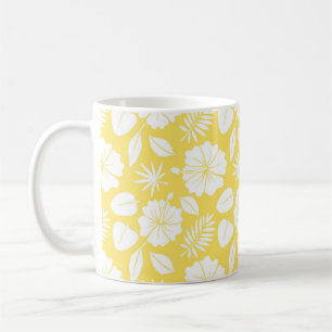 Taza De Café Mug - Hojas tropicales3
