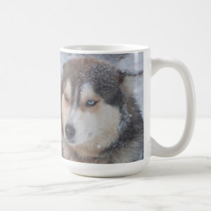 Taza De Café Mug Husky Blue Eyes
