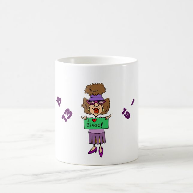 Taza De Café Mug/I love bingo (Centro)