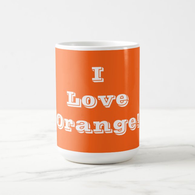 Taza De Café Mug I Love Naranja (Centro)