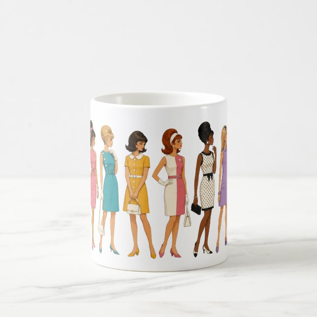 Taza De Café Mug Icono de la Moda de los 60 (Centro)