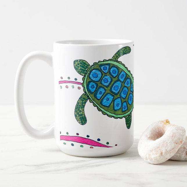 TAZA DE CAFÉ MUG "IN THE FLOW" (Con donut)