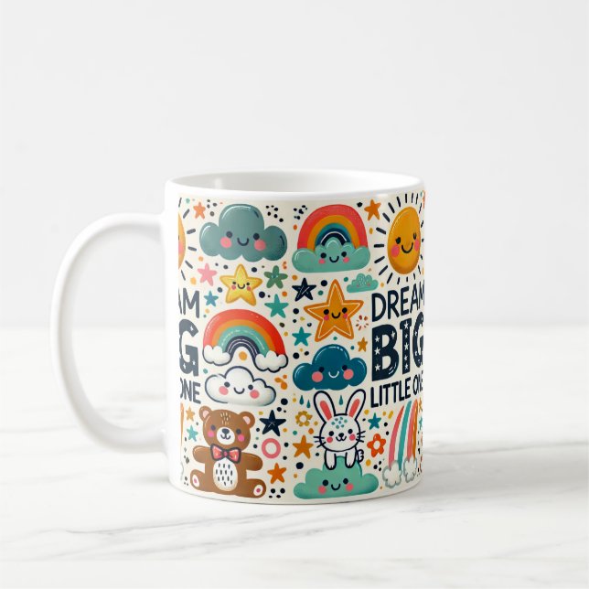 Taza De Café Mug infantil motivacional - Sueño grande (Izquierda)