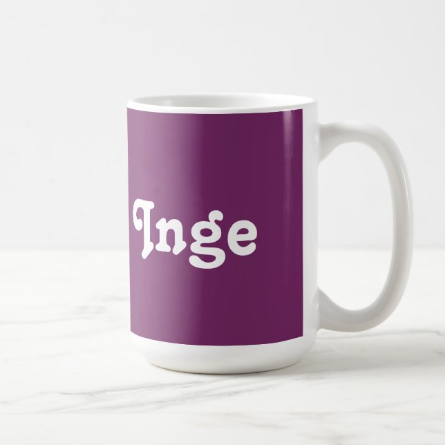 Taza De Café Mug Inge (Derecha)