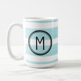 Taza De Café Mug inicial personalizada