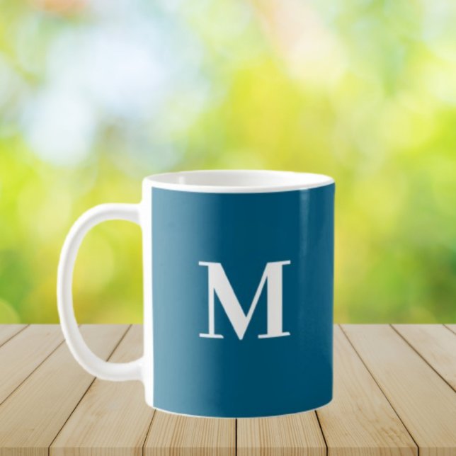 Taza De Café mug initial letter Stylish  (Subido por el creador)