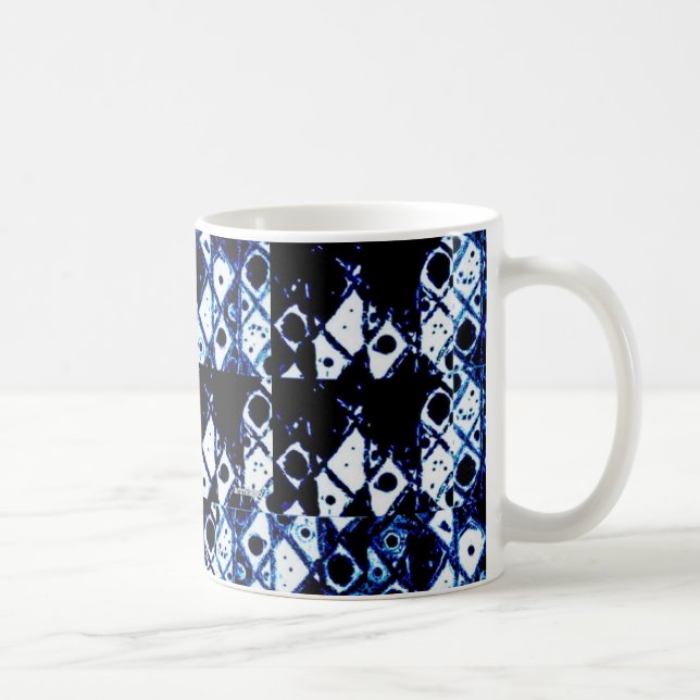 Taza De Café Mug inspirado por Shibori (Derecha)