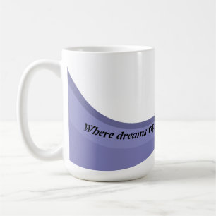 Taza De Café Mug Inspirador púrpura