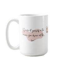 "Mug Inspiradora por amor propio y positividad"