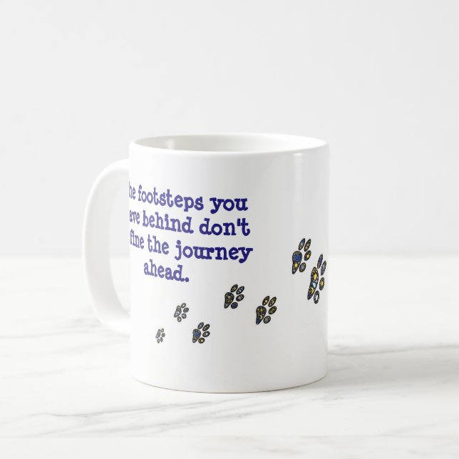 Taza De Café Mug Inspiradora - Sigue moviéndose (Anverso izquierdo)