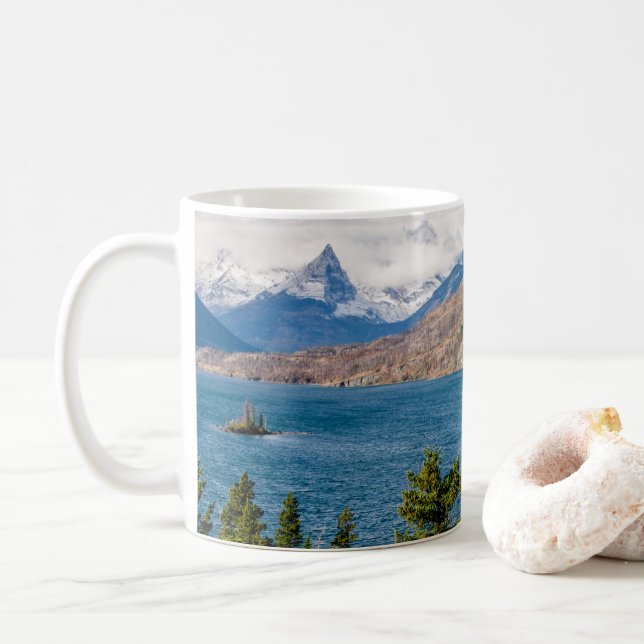 Taza De Café Mug. isla de ganso silvestre St Mary (Con donut)