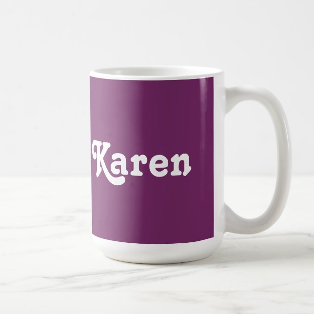 Taza De Café Mug Karen (Derecha)