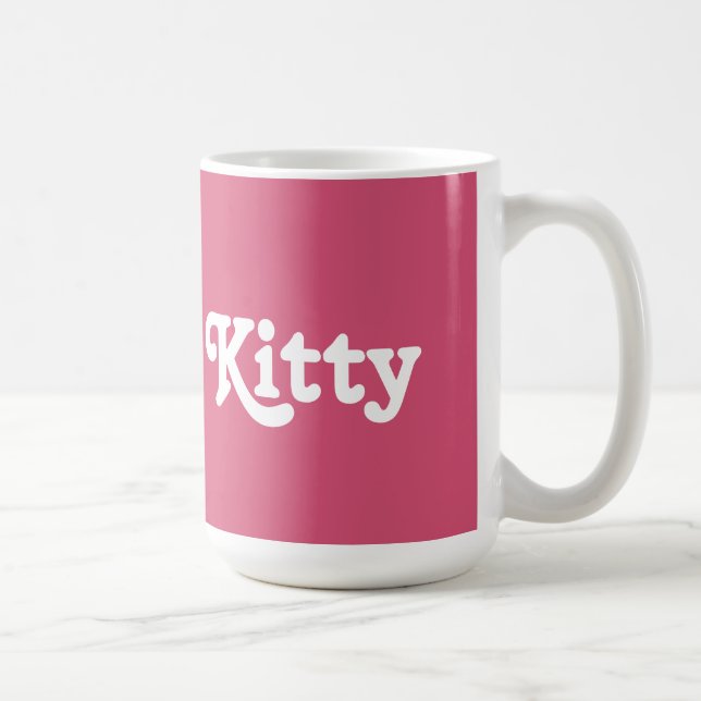 Taza De Café Mug Kitty (Derecha)