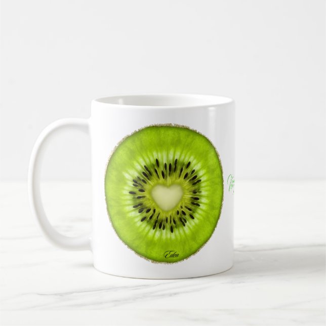 Taza De Café Mug 'Kiwi Madein Eden' (Izquierda)