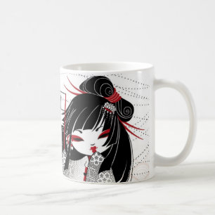 Taza De Café Mug Kokeshi koi nobori
