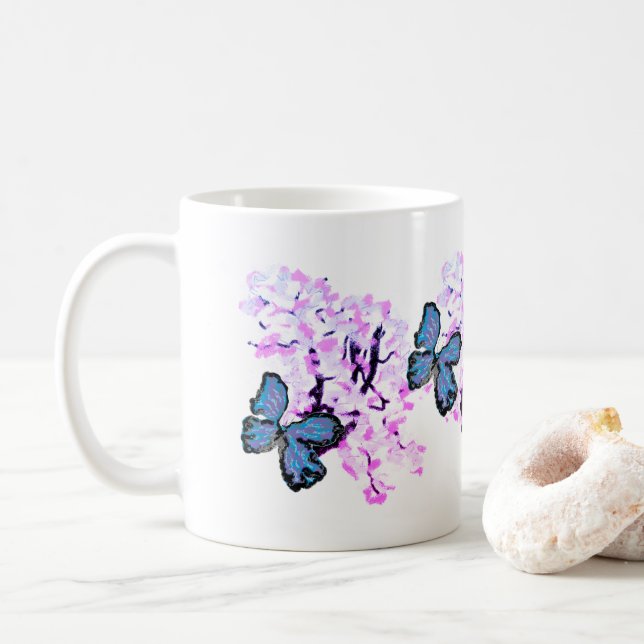 Taza De Café Mug: La vida (Con donut)