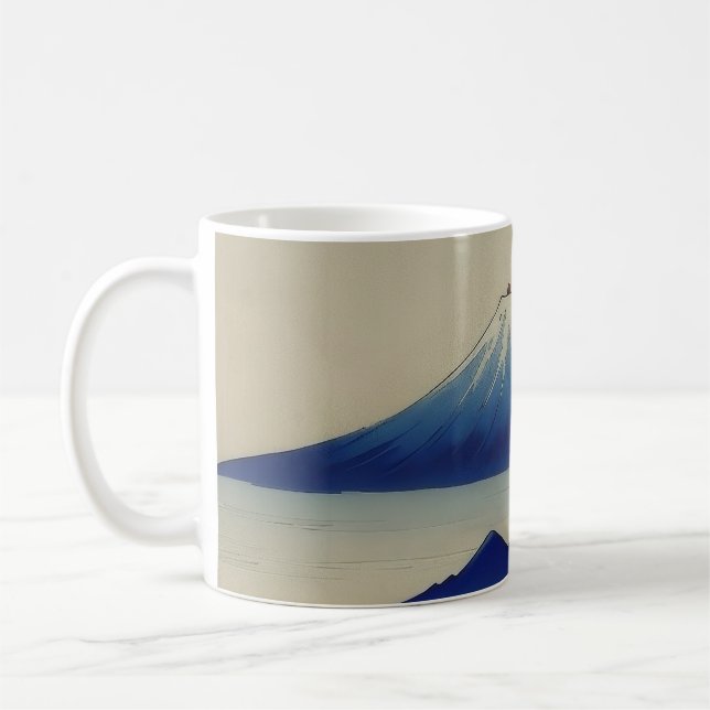 Taza De Café Mug -  Lake, Pine and Mountain - Japan (Izquierda)