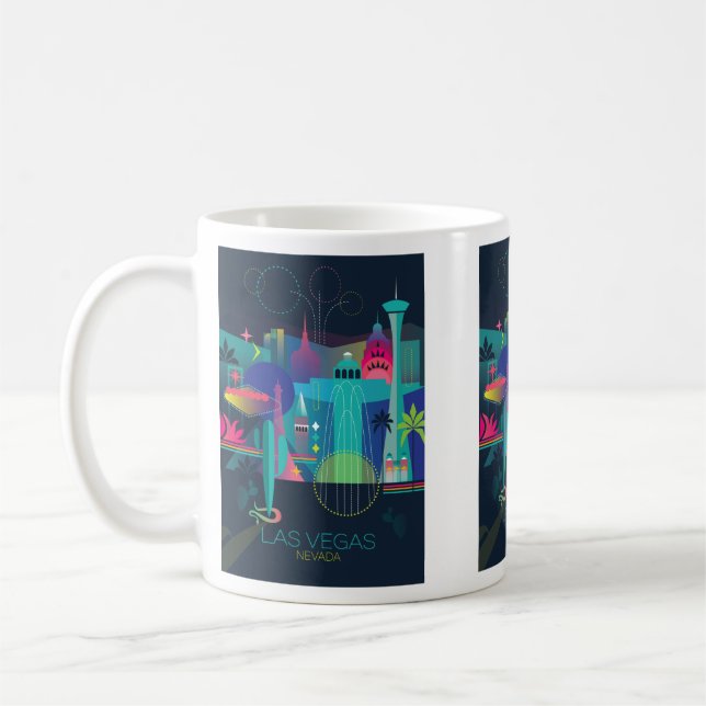 Taza De Café Mug Las Vegas (Izquierda)