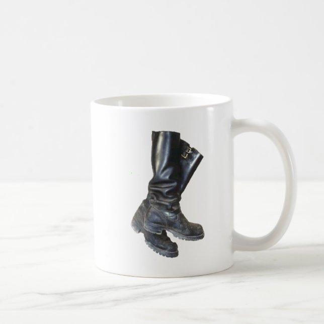 Taza De Café Mug LeatherBoots (Derecha)