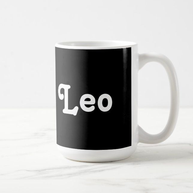 Taza De Café Mug Leo (Derecha)