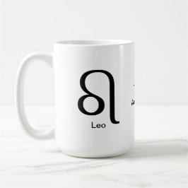 Taza De Café Mug - Leo Glyph