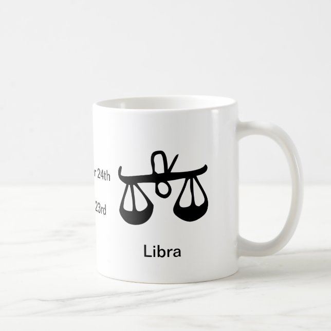 Taza De Café Mug - Libra (Derecha)