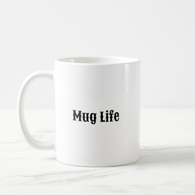 Taza De Café Mug Life (Izquierda)